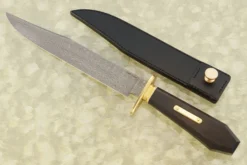 Damascus Bowie With African Blackwood - Best Novice Fighter, Durban Easter Show, 2022