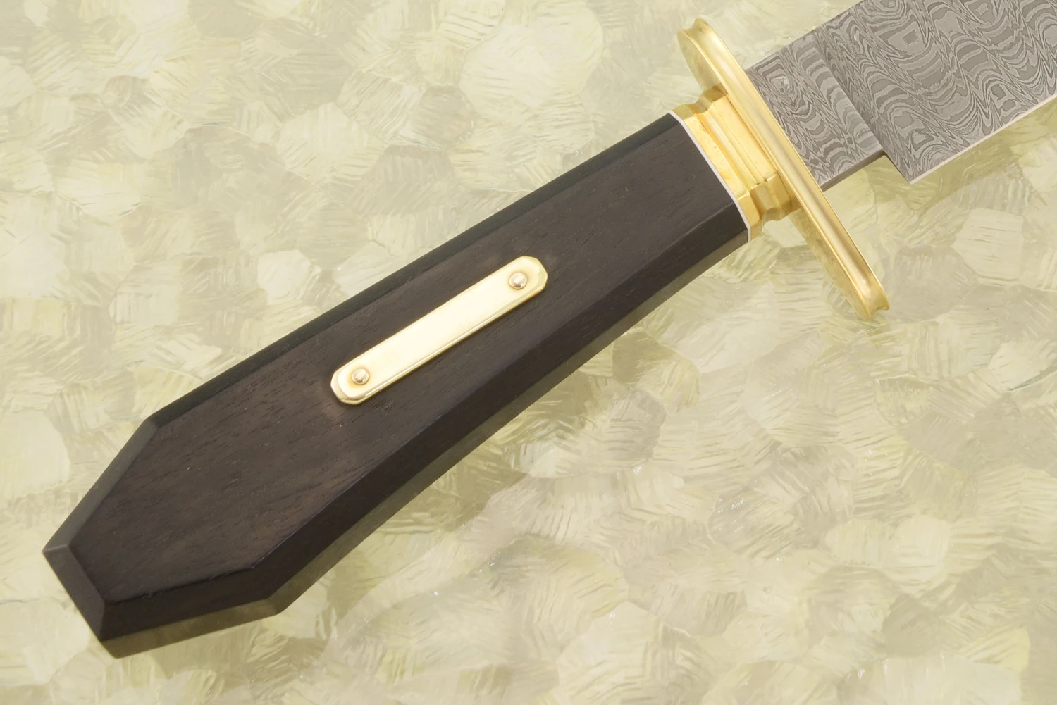 Damascus Bowie With African Blackwood - Best Novice Fighter, Durban Easter Show, 2022 5 Damascus Bowie With African Blackwood - Best Novice Fighter, Durban Easter Show, 2022 - Image 5