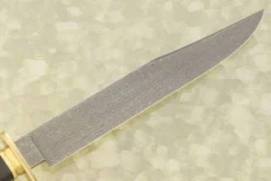 Damascus Bowie With African Blackwood - Best Novice Fighter, Durban Easter Show, 2022 12 Damascus Bowie With African Blackwood - Best Novice Fighter, Durban Easter Show, 2022 -Optimal Knives Store 106087 6 x