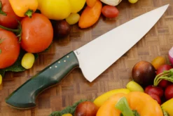 Chef's Knife (8") With Green G-Carta