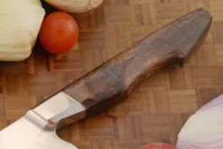Honyaki Integral Chef's Knife (9-1/3) With Laotian Rosewood -Optimal Knives Store 106122 5 x