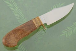 Harpoon Hunter With Maple And Buckeye Burl 11 Harpoon Hunter With Maple And Buckeye Burl -Optimal Knives Store 106132 6 x