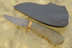 Clip Point Hunter With Curly Maple