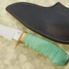 Drop Point Hunter With Curly Maple