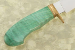 Drop Point Hunter With Curly Maple -Optimal Knives Store 106137 4 x