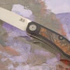 A7 Front Flipper With Maple Burl - M390