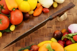 Mosaic Damascus Chef's Knife (8-1/4 In.) With Ironwood -Optimal Knives Store 106248 4 x