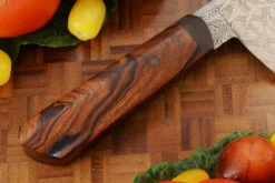 Mosaic Damascus Chef's Knife (8-1/4 In.) With Ironwood -Optimal Knives Store 106248 5 x