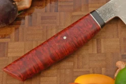 Chef's Knife (7-1/4") With Ringed Gidgee - 80CrV2 Carbon Steel -Optimal Knives Store 106250 3 x