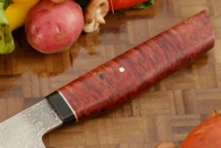 Chef's Knife (7-1/4") With Ringed Gidgee - 80CrV2 Carbon Steel -Optimal Knives Store 106250 5 x