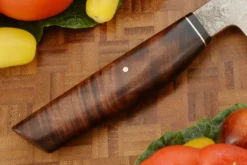 Chef's Knife (9-1/3") With Tasmanian Blackwood - 80CrV2 Carbon Steel -Optimal Knives Store 106328 3 x
