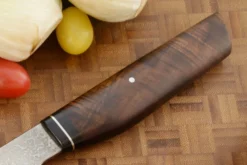 Chef's Knife (9-1/3") With Tasmanian Blackwood - 80CrV2 Carbon Steel -Optimal Knives Store 106328 5 x