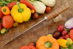 Notus Kiritsuke Chef's Knife (9") With Maple Burl - AEB-L 9 Notus Kiritsuke Chef's Knife (9") With Maple Burl - AEB-L -Optimal Knives Store 106359 3 x