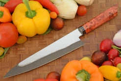 Hedylogos San Mai Gyuto (8-3/4 In.) With Maple Burl And Onyx Trustone -Optimal Knives Store 106360 5 x