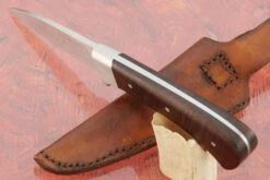 Drop Point Hunter With Ringed Gidgee -Optimal Knives Store 106368 3 x