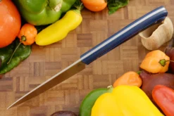 Utility Knife (4 In.) With Black/Blue G10 - AEB-L Stainless -Optimal Knives Store 106413 3 x