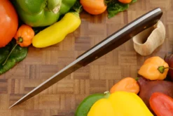 Paring Knife (3.7 In.) With Burgundy/Black G-10 -Optimal Knives Store 106416 3 x