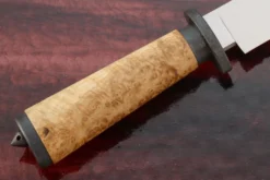 Clip Point Bowie With Box Elder - Journeyman Smith Test Knife -Optimal Knives Store 106422 4 x