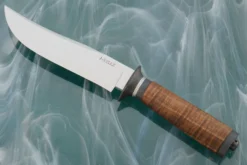 Clip Point Bowie With Tasmanian Blackwood Journeyman Smith Test Knife