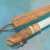 Puukko Hunter With Masur Birch, Mammoth Ivory, And Birch Bark
