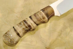 Drop Point Hunter With Kudu Horn -Optimal Knives Store 106492 4 x