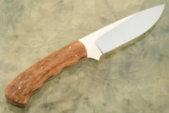 Drop Point Big Game Hunter With Kudu Horn -Optimal Knives Store 106494 4 x