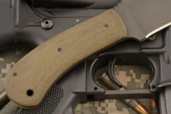 Belt Knife With Green Laminate -Optimal Knives Store 106606 5 x