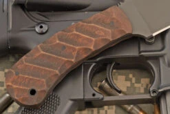 Belt Knife With Sculpted Maple -Optimal Knives Store 106609 5 x