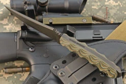 Crusher Belt Knife With Sculpted Camo G10 -Optimal Knives Store 106730 3 x