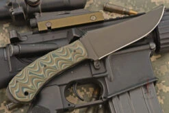 Crusher Belt Knife With Sculpted Camo G10 -Optimal Knives Store 106730 4 x