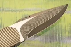 Coffin Front Flipper With Silver Strike Carbon Fiber (IKBS) - SG2 San Mai Damascus 12 Coffin Front Flipper With Silver Strike Carbon Fiber (IKBS) - SG2 San Mai Damascus -Optimal Knives Store 106806 6 x