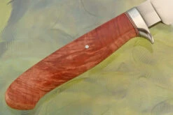 Veld Knife (EDC Utility) With Red Ivory 10 Veld Knife (EDC Utility) With Red Ivory -Optimal Knives Store 106869 5 x