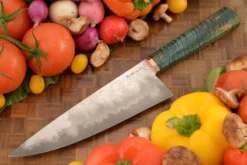 San Mai Chef's Knife (7-3/4 In.) With Curly Mango And Mokume
