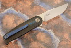 Flipper With Carbon Fiber And FatCarbon (Ceramic IKBS) - RWL-34 9 Flipper With Carbon Fiber And FatCarbon (Ceramic IKBS) - RWL-34 -Optimal Knives Store 106928 5 x