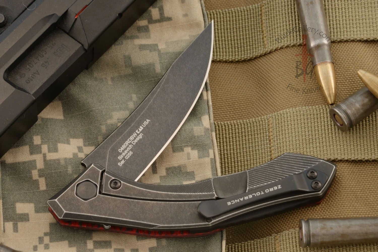 ZT Sinkevich Frame Lock Flipper (ZT 0460RDBW) - CPM-20CV 4 ZT Sinkevich Frame Lock Flipper (ZT 0460RDBW) - CPM-20CV - Image 4