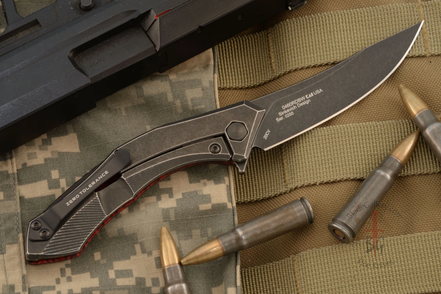 ZT Sinkevich Frame Lock Flipper (ZT 0460RDBW) - CPM-20CV 5 ZT Sinkevich Frame Lock Flipper (ZT 0460RDBW) - CPM-20CV - Image 5