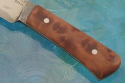 Forge Finish Utility With Camphor Burl -Optimal Knives Store 107070 6 x