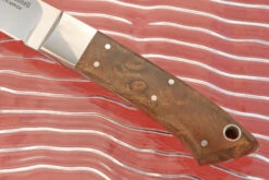 Drop Point Utility With Imbuia Burl 8 Drop Point Utility With Imbuia Burl -Optimal Knives Store 107155 3 x