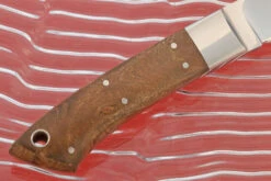 Drop Point Utility With Imbuia Burl 10 Drop Point Utility With Imbuia Burl -Optimal Knives Store 107155 5 x