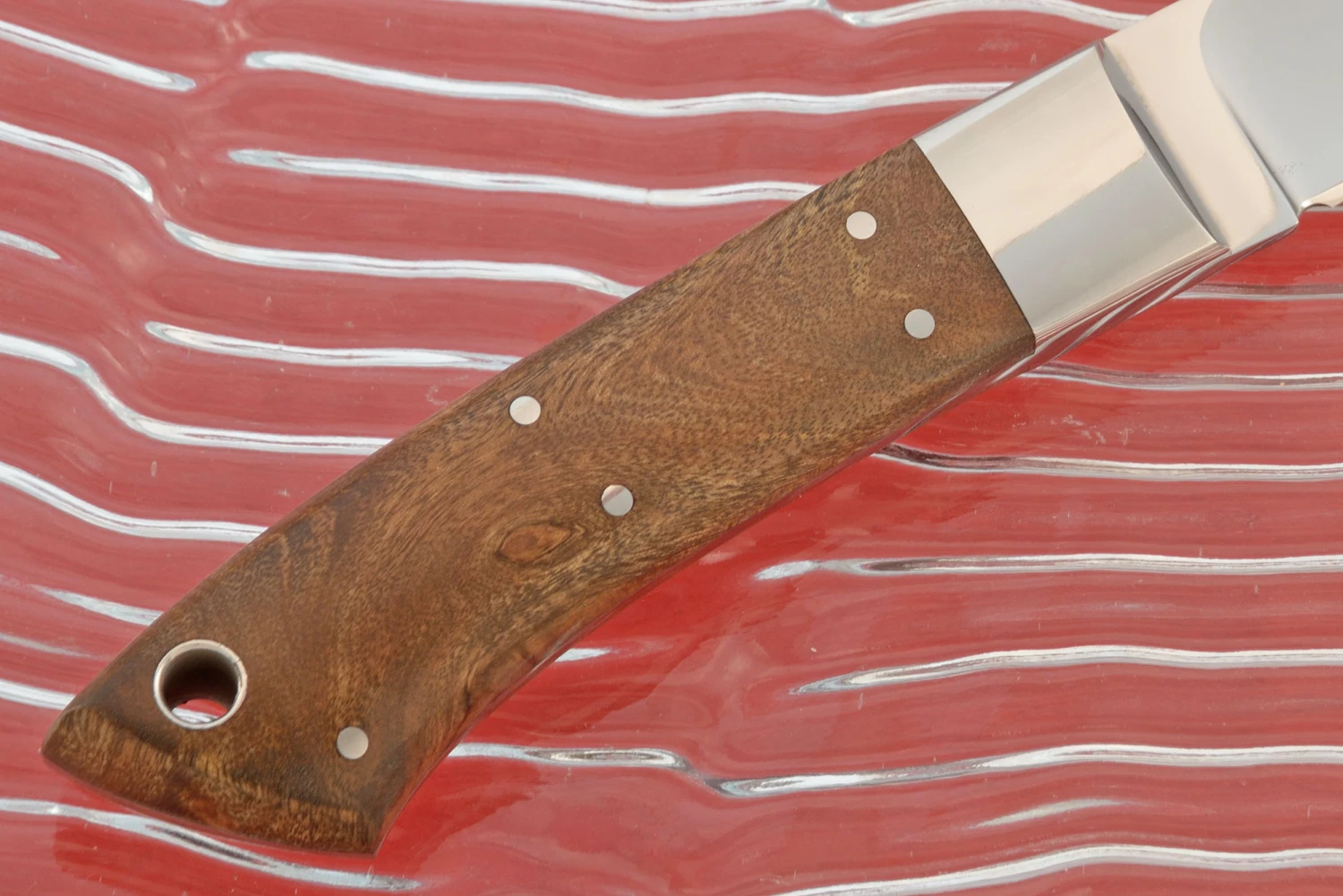 Drop Point Utility With Imbuia Burl 5 Drop Point Utility With Imbuia Burl - Image 5