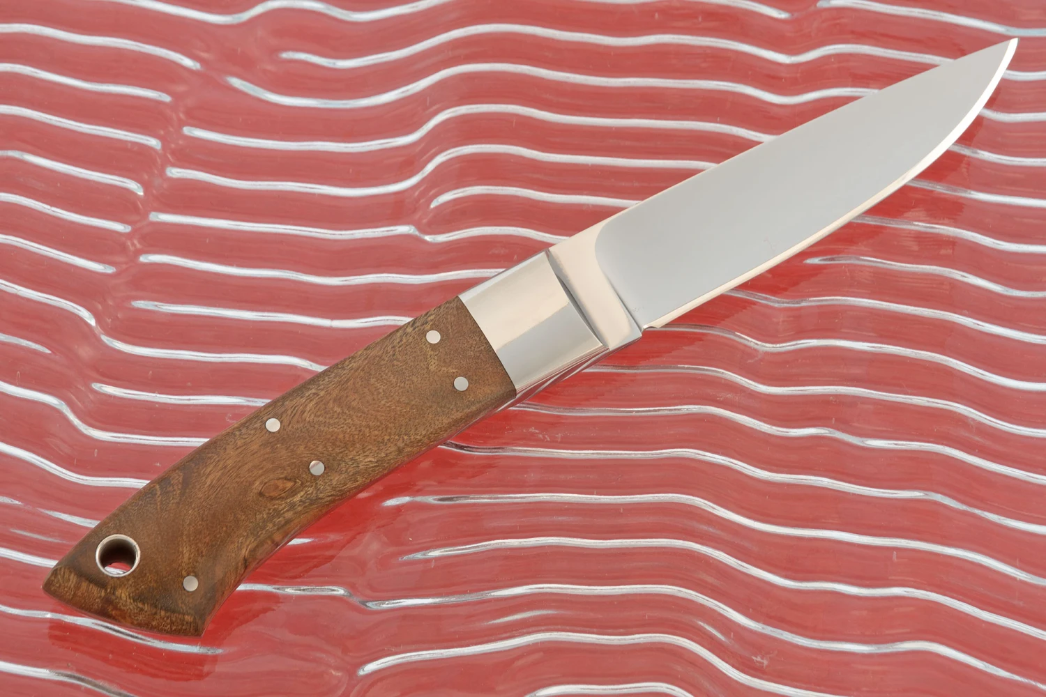 Drop Point Utility With Imbuia Burl 6 Drop Point Utility With Imbuia Burl - Image 6