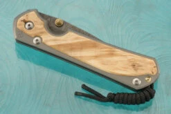 Large Sebenza 31 With Box Elder And Ladder Damascus - Left Handed 9 Large Sebenza 31 With Box Elder And Ladder Damascus - Left Handed -Optimal Knives Store 107158 3 x