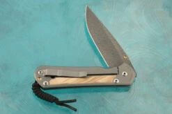 Large Sebenza 31 With Box Elder And Ladder Damascus - Left Handed 11 Large Sebenza 31 With Box Elder And Ladder Damascus - Left Handed -Optimal Knives Store 107158 5 x