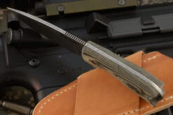 Guardian 3 - 3D Camo Micarta, Stonewash Blade, Sabre Grind - CPM-MagnaCut -Optimal Knives Store 107170 3 x