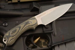 Guardian 3 - 3D Camo Micarta, Stonewash Blade, Sabre Grind - CPM-MagnaCut -Optimal Knives Store 107170 4 x