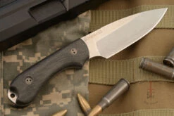 Guardian 3 - 3D Carbon Fiber, Stonewash Blade, Sabre Grind - CPM-MagnaCut -Optimal Knives Store 107171 4 x