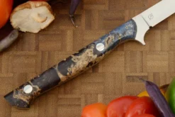 Fillet/Boning Knife (7 In.) With Maple Burl (Semi-Stiff) -Optimal Knives Store 107201 4 x