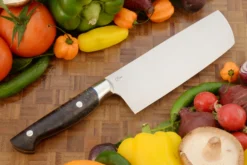 Chef's Knife - Nakiri (6 In) With Masur Birch -Optimal Knives Store 107208 6 x