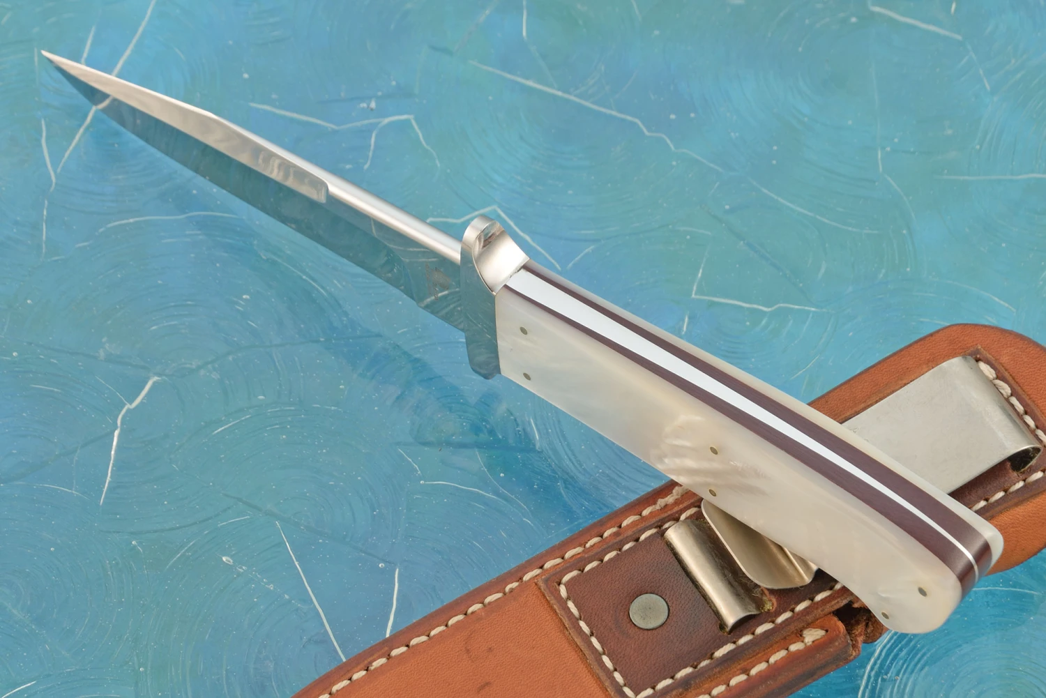 Boot Knife With Whitelip Mother Of Pearl 4 Boot Knife With Whitelip Mother Of Pearl - Image 4