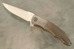 L53 Flipper With Crosscut Copper Snakeskin FatCarbon And Zirconium (Ceramic IKBS) - M390